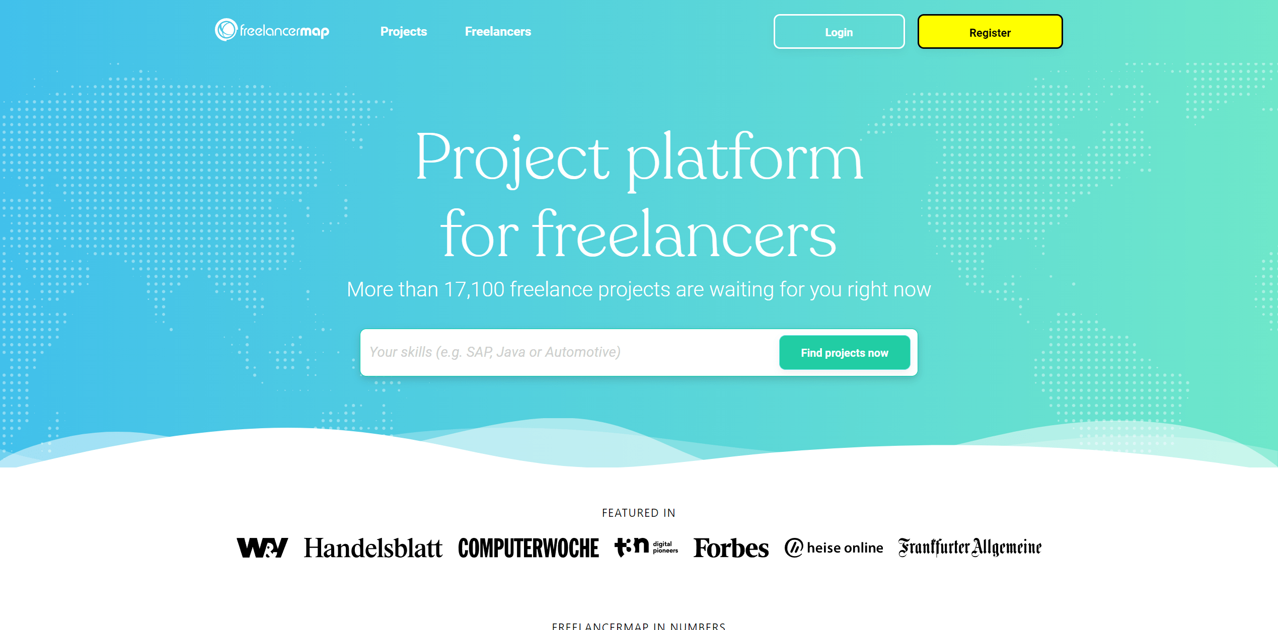 screenshot freelancemap