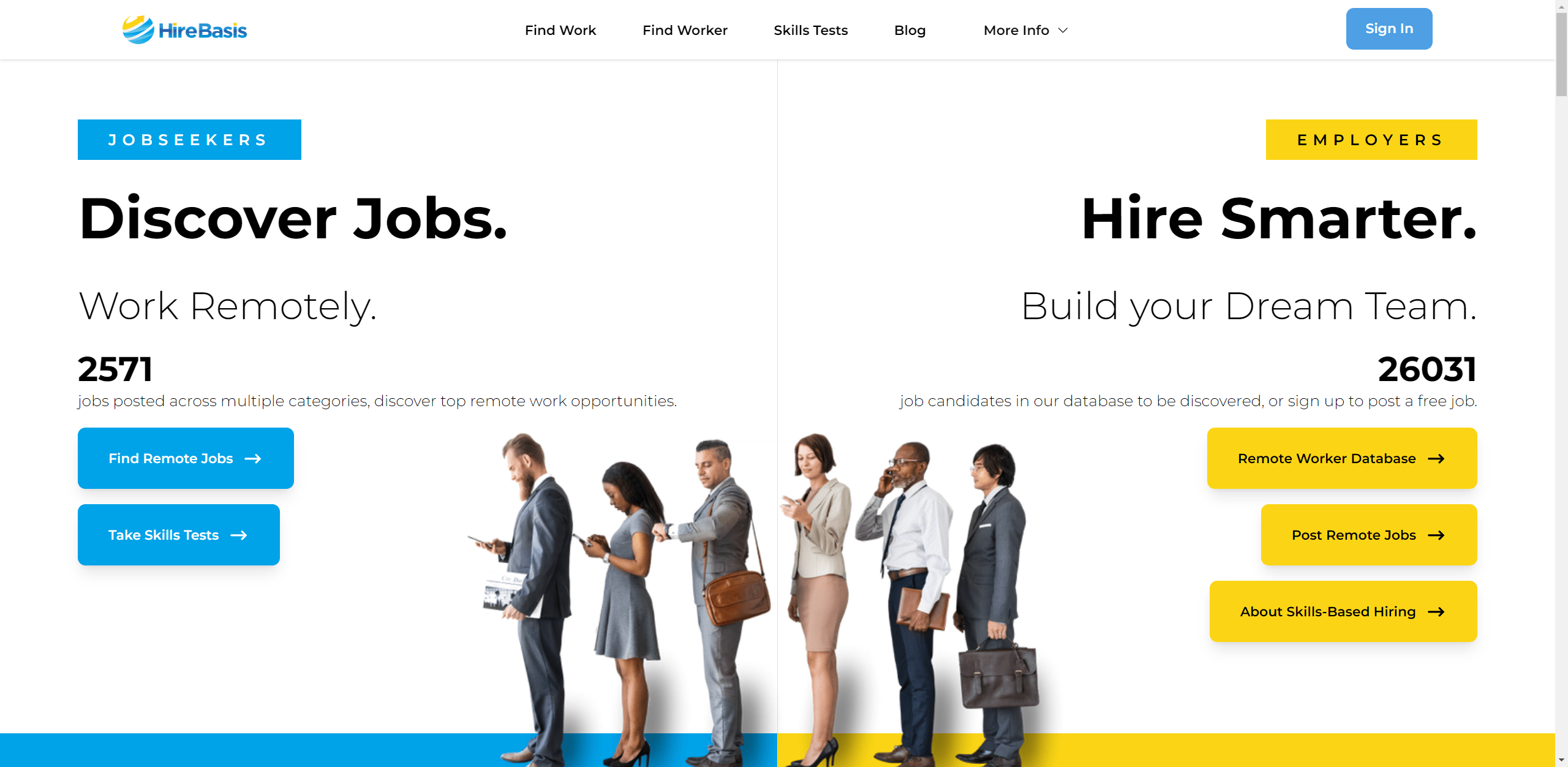 screenshot hirebasis