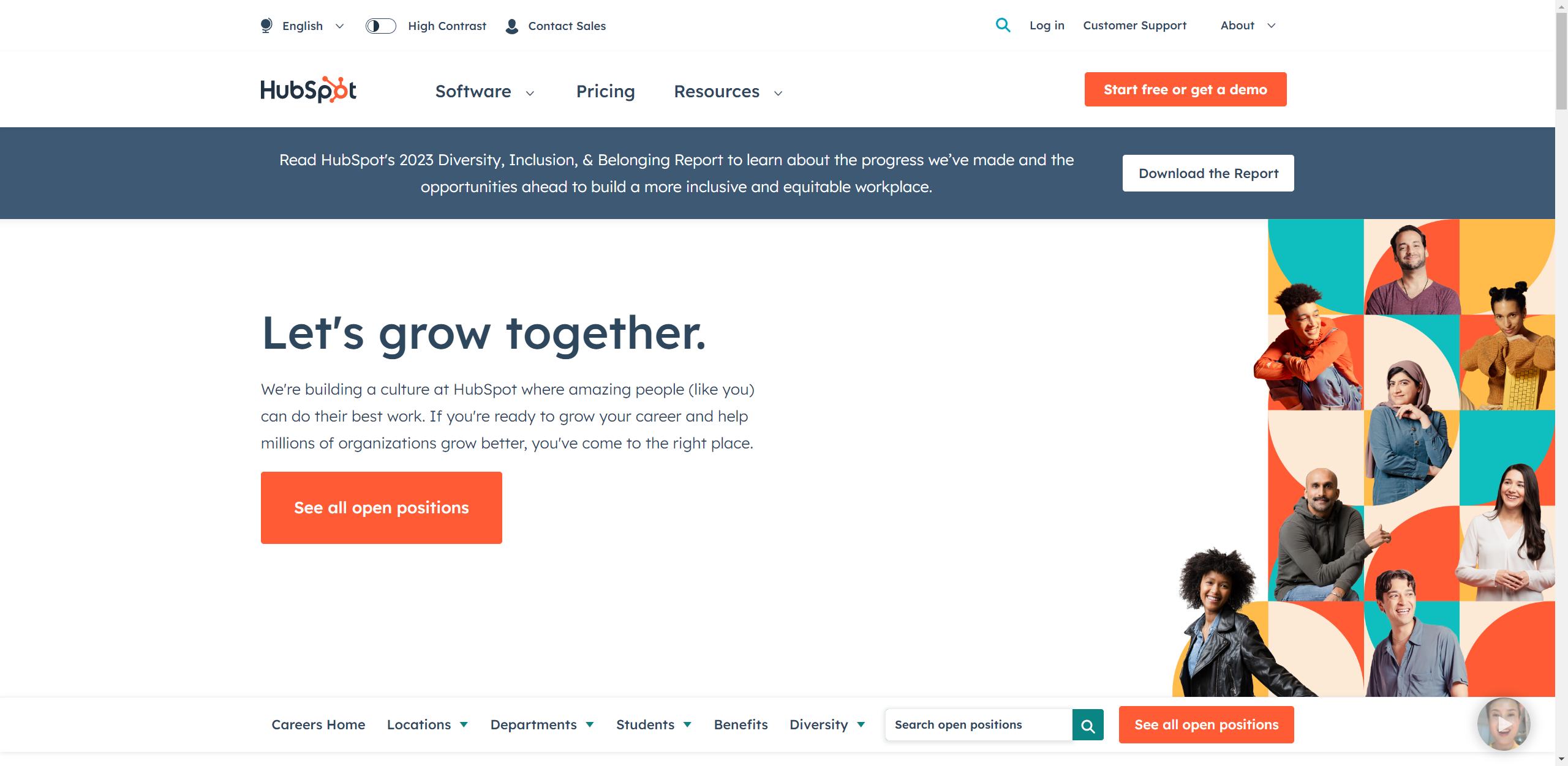 screenshot hubspot