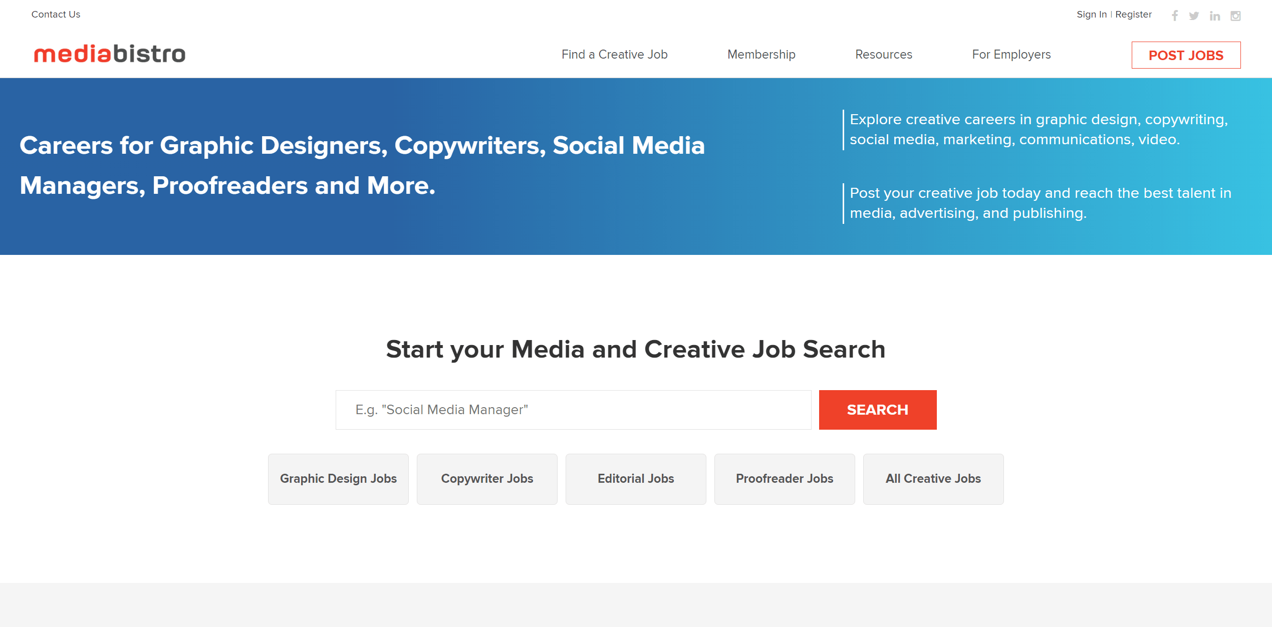 screenshot mediabistro