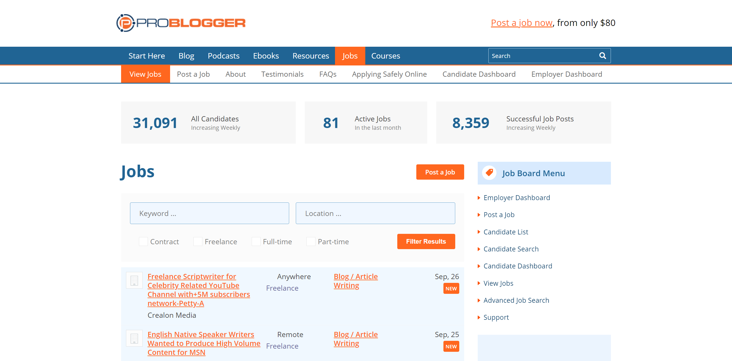 screenshot problogger