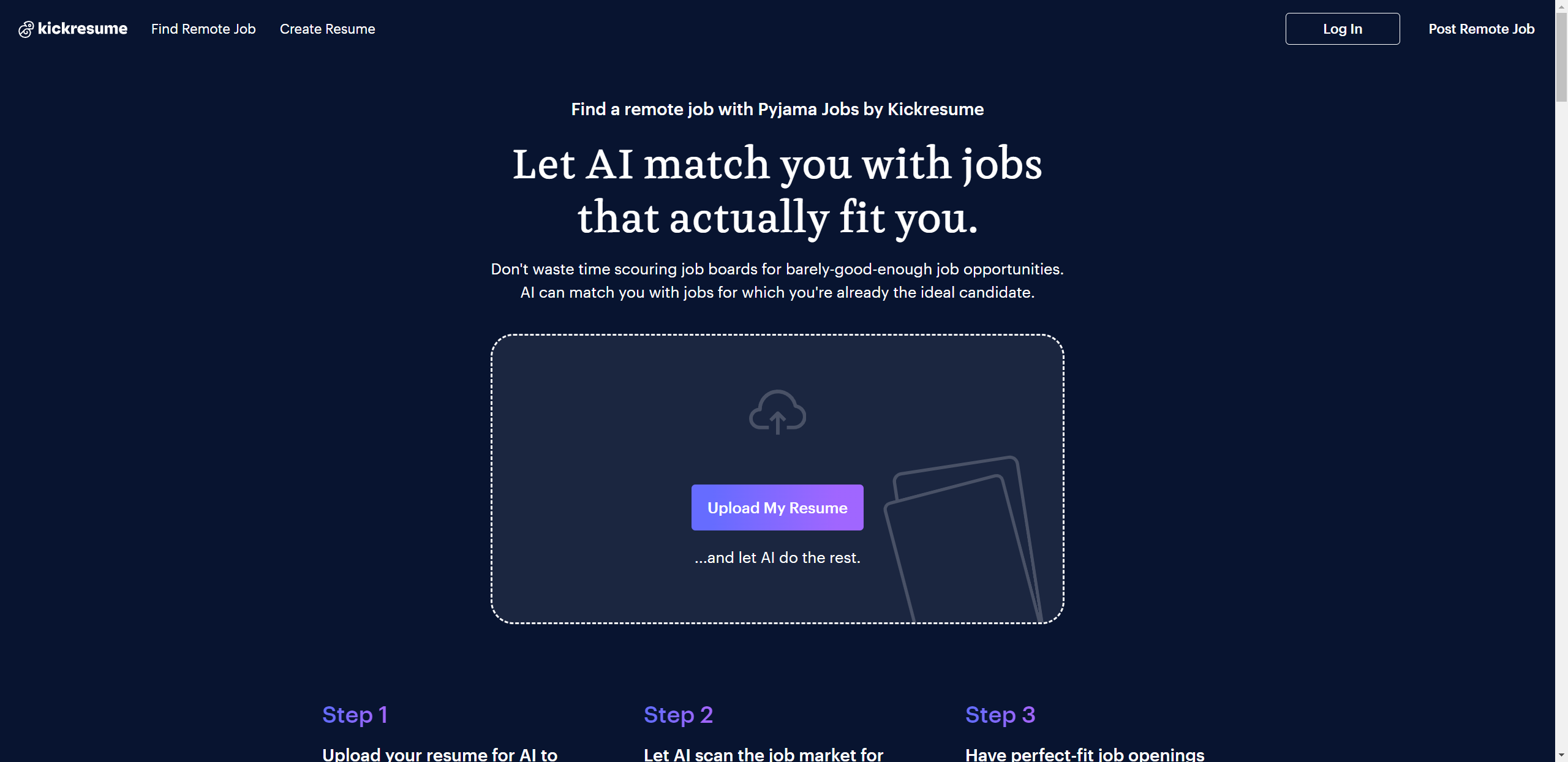 screenshot pyjamajobs