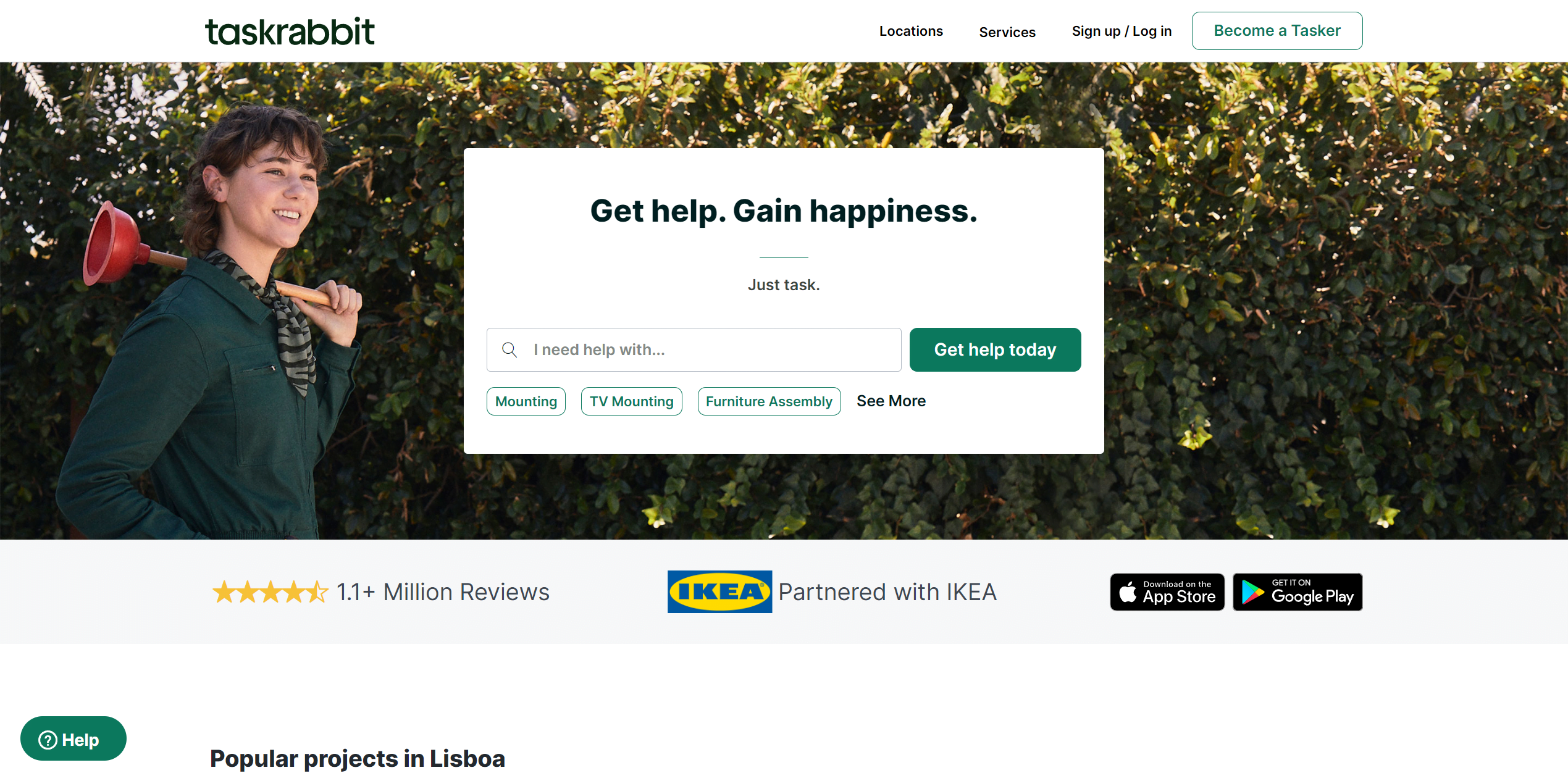 screenshot taskrabbit