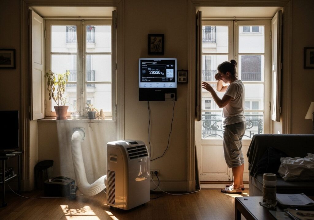 Portugal energy consumption is set to spike due to global warming and cooling demand, threatening renewable energy gains.